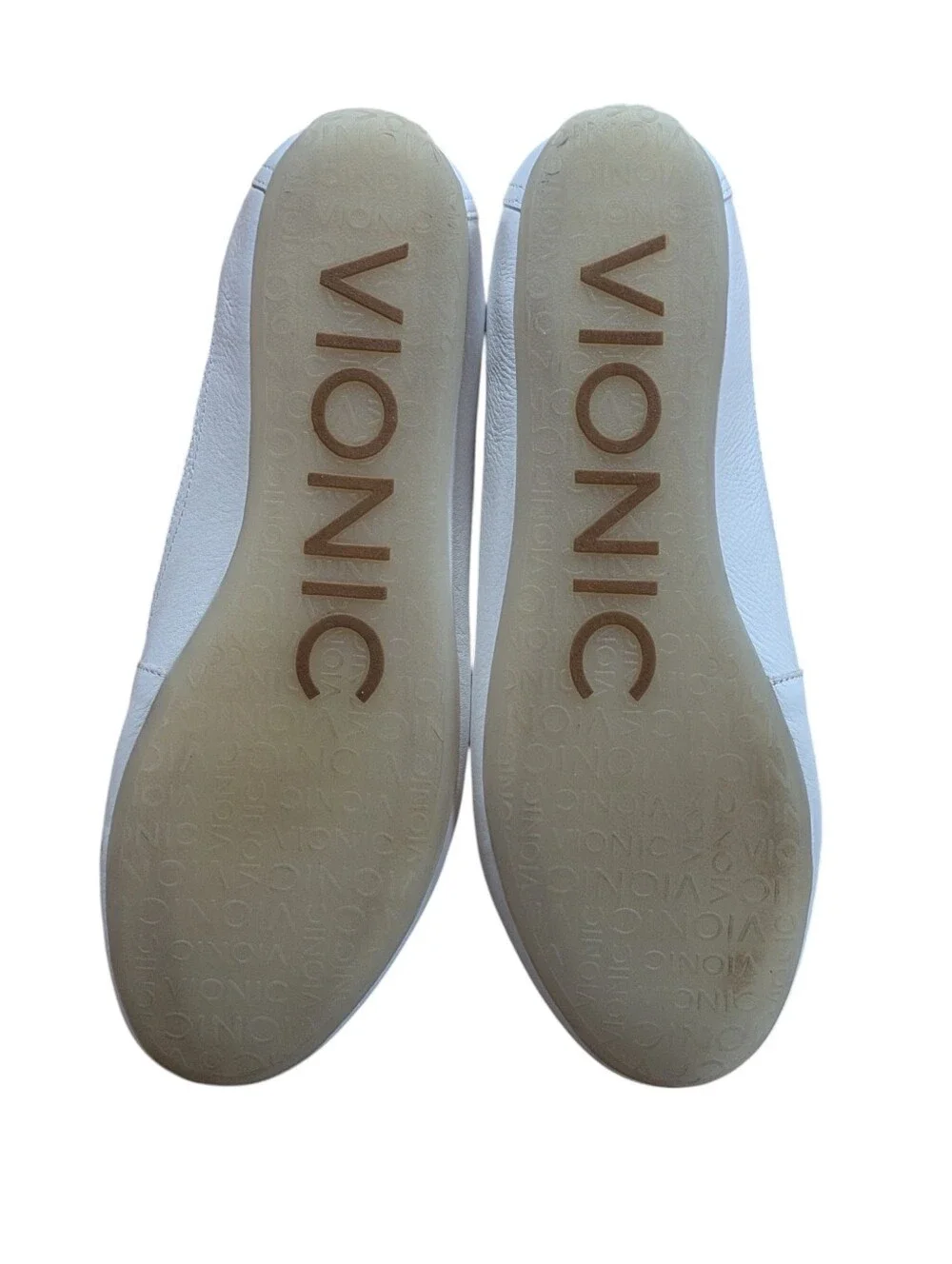 Vionic Delight Edie Rose Gold Quilted Leather Sneakers Size 10